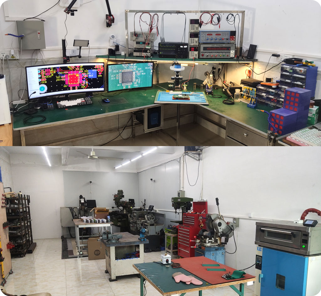 The Lavigne Labs hardware workshop in Shenzhen
